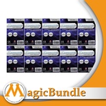 Bundle 10x packs - 100 Sleeves Sapphire EUROPEAN 59x92