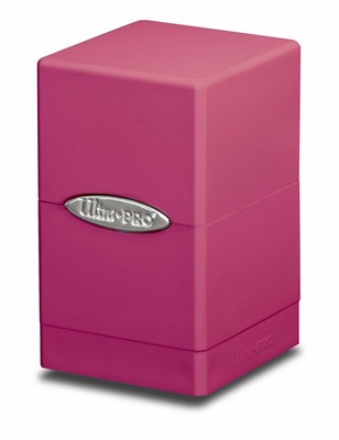 Deck Box Ultra Pro Magic SATIN TOWER PINK Rosa Porta Mazzo Scatola 100 Carte