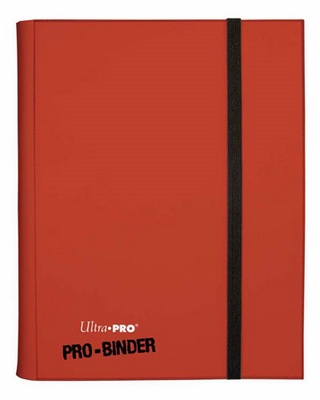 Album Ultra Pro PRO BINDER RED Rosso Raccoglitore 9 Tasche 20 Pagine