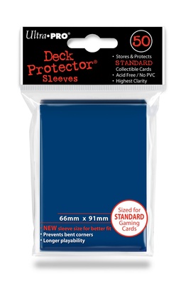 50 Sleeves Ultra PRO Magic METALLIC BLUE Blu Metallizzato Bustine Protettive