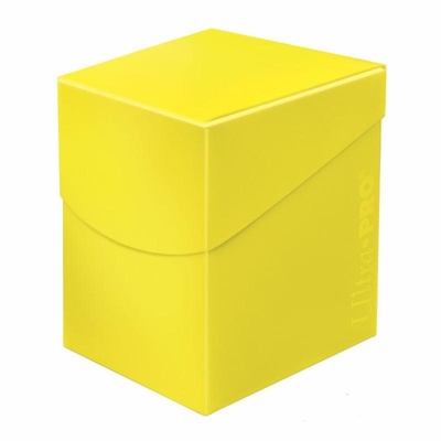 Deck Box Ultra Pro Magic ECLIPSE PRO 100 Lemon Yellow Porta Mazzo Giallo Limone