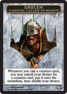 [Garruk Emblem]