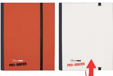 Album Ultra Pro PRO BINDER WHITE RED Bianco Rosso Raccoglitore 4 Tasche 20 Pagine
