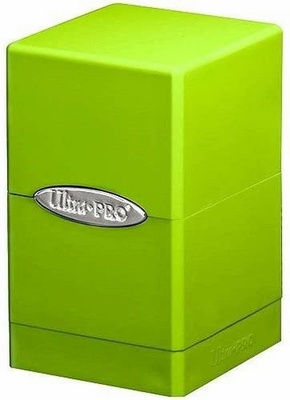 Deck Box Ultra Pro Magic SATIN TOWER LIME GREEN Verde Limone Porta Mazzo Scatola 100 Carte