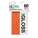 60 Sleeves Ultra Pro Small ECLIPSE PRO GLOSS Pumpkin Orange Bustine Protettive Arancione Zucca