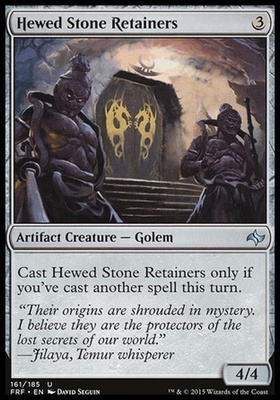 Hewed Stone Retainers