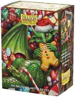 100 Sleeves Dragon Shield Standard Art Sleeves CHRISTMAS 2024 Bustine Protettive