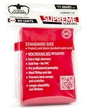 80 Supreme Sleeves Ultimate Guard Magic STANDARD RED Bustine Protettive Rosse