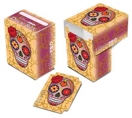 Deck Box Ultra Pro Magic DIA DE LOS MUERTOS V2 Blu Skull Porta Mazzo