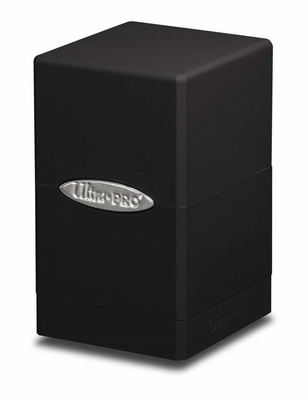 Deck Box Ultra Pro Magic SATIN TOWER BLACK Nero Porta Mazzo Scatola 100 Carte