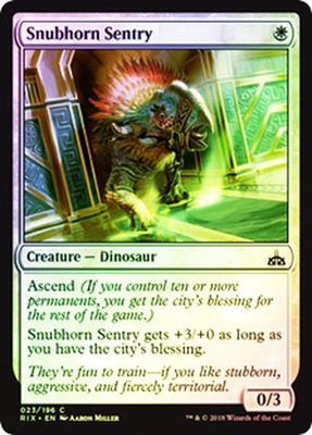 Snubhorn Sentry