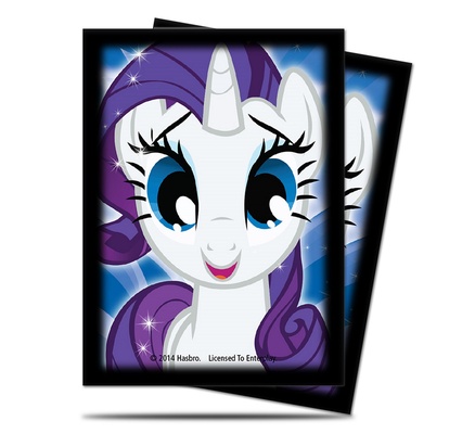 65 Deck Protector Sleeves Ultra Pro Magic STANDARD MY LITTLE PONY RARITY Buste