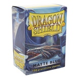 100 Sleeves Dragon Shield Standard MATTE BLUE Bustine Protettive Blu