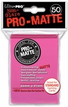 50 Deck Protector Sleeves Ultra Pro Magic PRO MATTE BRIGHT Pink Rosa splend Bustine Protettive Buste