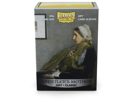 100 Sleeves Dragon Shield Magic STANDARD WHISTLER'S MOTHER ART Bustine Protettive