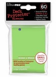 60 Deck Protector Sleeves Ultra Pro YuGiOh SMALL LIME GREEN Verde Limone Bustine Protettive Buste