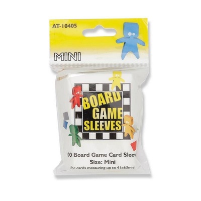 100 Sleeves Arcane Tinmen Board Game Sleeves Mini 41x63 Bustine Protettive x Giochi da Tavolo
