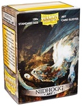 100 Sleeves Dragon Shield Magic STANDARD NIDHOGG ART Bustine Protettive