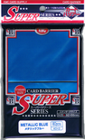 80 Card Barrier Kmc Magic SUPER SERIES METALLIC BLUE Blu Metallico Bustine Protettive Buste 66x91
