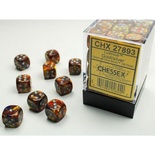 36 d6 Dice Chessex Polyedral LUSTROUS GOLD SILVER 27893 Dadi