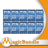 Bundle 10x packs - 100 Sleeves PYN 45x68