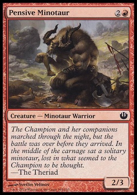 Pensive Minotaur
