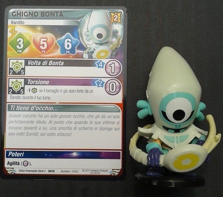 Krosmaster Arena Collection Serie 2 Ghigno Bonta 29/32 Statuetta Carta Codice