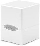 Deck Box Ultra Pro Magic SATIN CUBE WHITE Bianco Artico Porta Mazzo Scatola 100 Carte