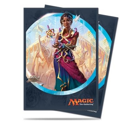 80 Sleeves Ultra Pro Magic KALADESH Saheeli Rai V5 Bustine Protettive