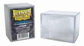 Gaming Box Dragon Shield Magic CLEAR Trasparente Porta Mazzo Scatola 100 Carte