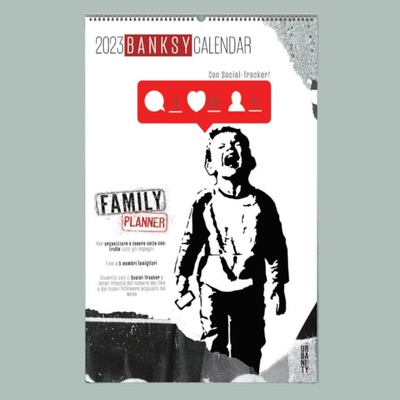 2023 Banksy Family Planner Calendar