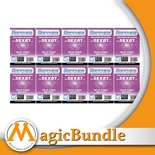 Bundle 10x packs - 100 Sleeves Sapphire USA 56x87