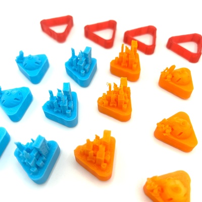 ARCS: Set 60x Token Città e Spazioporto 3D