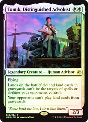 Tomik, Distinguished Advokist