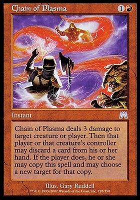 Chain of Plasma