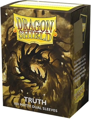 100 Sleeves Dragon Shield Standard DUAL MATTE TRUTH Bustine Protettive