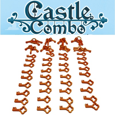 Castle Combo: Set 60x chiavi deluxe 3D