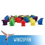 Wingspan: 40x Action Marker Deluxe Casette Uccelli Token