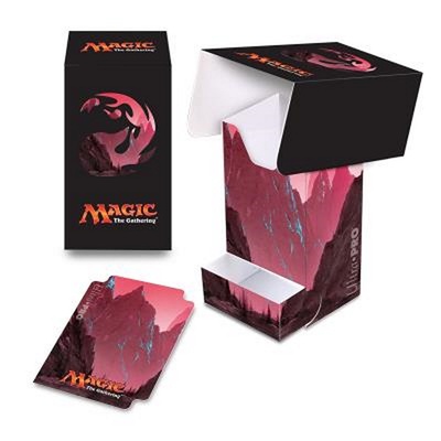 Deck Box Verticale Ultra Pro Magic MANA 5 MOUNTAIN Montagna Porta Mazzo
