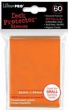 60 Sleeves Ultra Pro Small GLOSS ORANGE Bustine Protettive Arancione