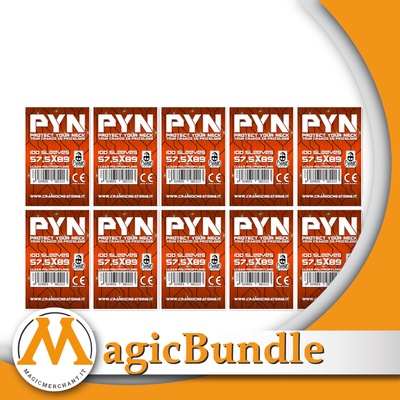 Bundle 10x packs - 100 Sleeves PYN 57,5x89