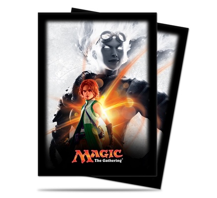 80 Deck Protector Sleeves Ultra Pro Magic ORIGINS Chandra Nalaar V4 Bustine Protettive Buste