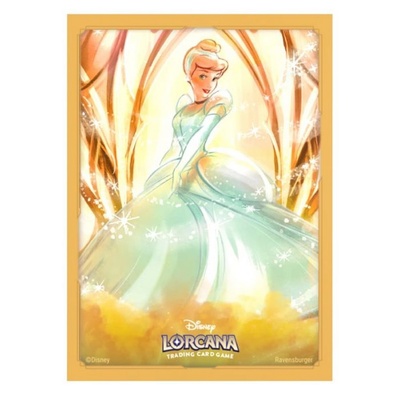 65 Sleeves Disney Lorcana Standard CENERENTOLA Bustine Protettive