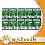 Bundle 10x packs - 100 Sleeves Sapphire DARK GREEN 63,5X88 PERFECT SIZE