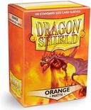 100 Sleeves Dragon Shield Magic MATTE ORANGE Arancione Bustine Protettive