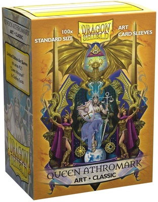 100 Sleeves Dragon Shield ART CLASSIC QUEEN ATHROMARK Bustine Protettive