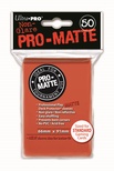 50 Deck Protector Sleeves Ultra Pro Magic PRO MATTE PEACH Pesca Bustine Protettive Buste