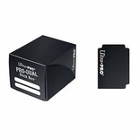 PRO DUAL 120 Deck Box Ultra Pro Magic BLACK Nero Porta Mazzo Scatola Carte