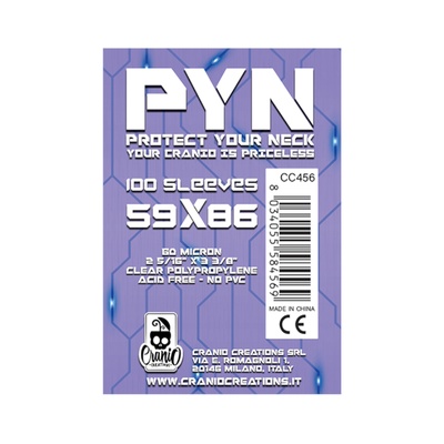 Bundle 10x packs - 100 Sleeves PYN 59x86