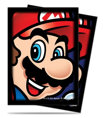 65 Deck Protector Sleeves Ultra Pro Magic SUPER MARIO Standard Bustine Protettiv